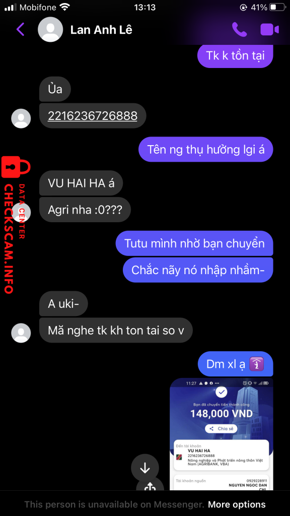 Bằng chứng chống lại VU HAI HA