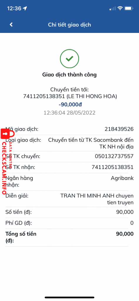 Bằng chứng chống lại Tấn Lộc