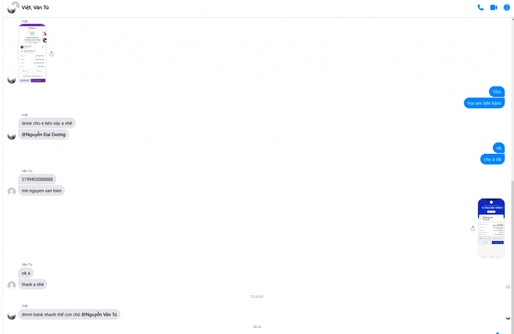 Bằng chứng chống lại NGUYEN VAN HIEN