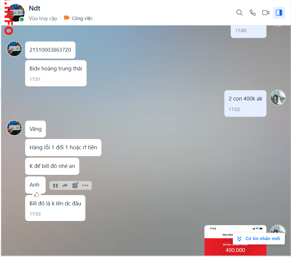 Bằng chứng chống lại hoàng trung thái