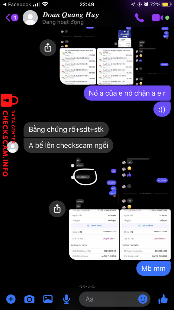 Bằng chứng chống lại Ngoc Nguyen