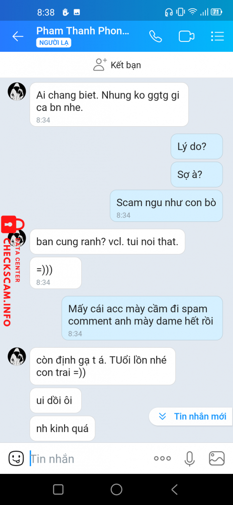 Bằng chứng chống lại Phạm Thanh Phong