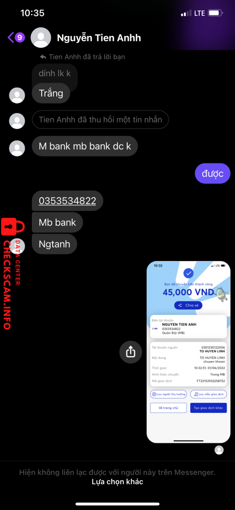 Bằng chứng chống lại NGUYEN TIEN ANH