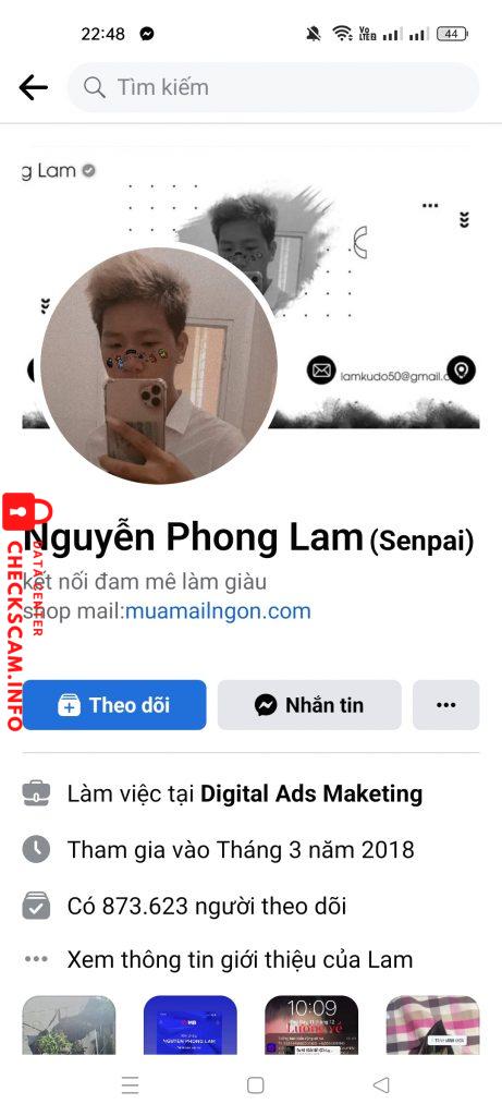 Bằng chứng chống lại Nguyen Phong Lam
