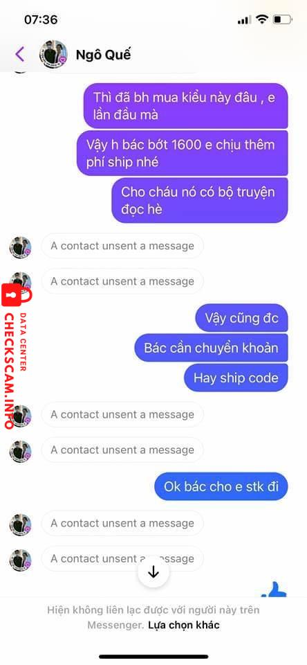 Bằng chứng chống lại NGUYEN THE QUE
