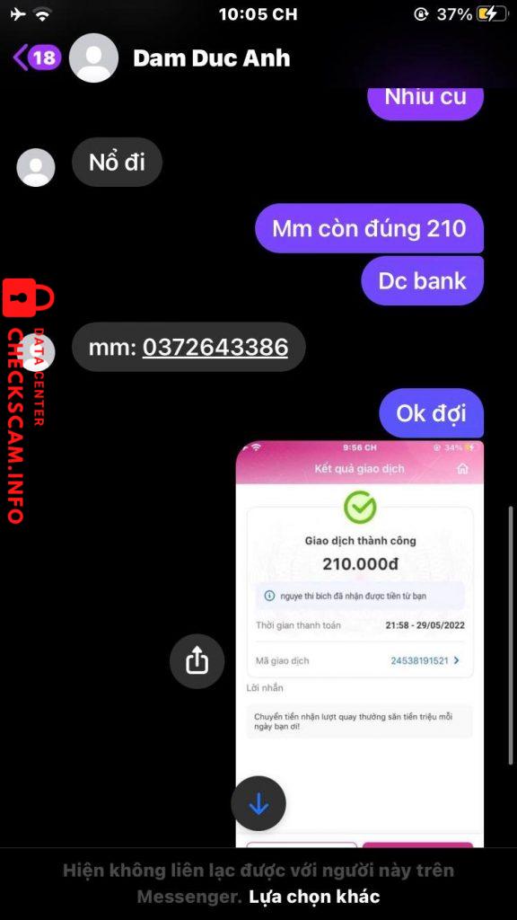 Bằng chứng chống lại Dam Duc Anh