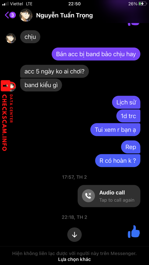 Bằng chứng chống lại Nguyễn tuấn trọng (Chanh)