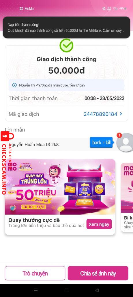 Bằng chứng chống lại Nguyễn Thị Phương