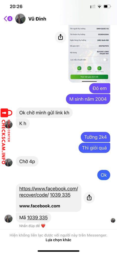 Bằng chứng chống lại Đinh Quốc Vũ