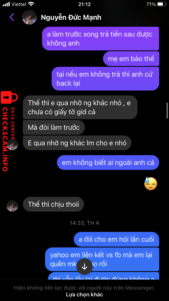 Bằng chứng chống lại Nguyễn Đức Mạnh