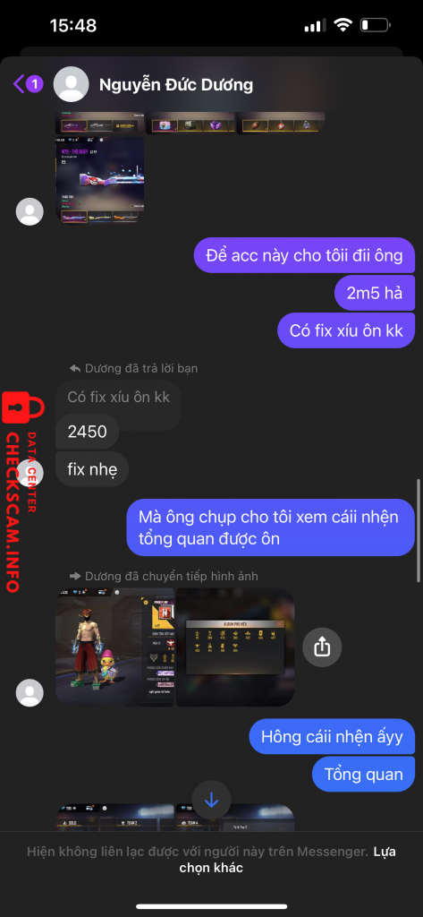 Bằng chứng chống lại Nguyễn Đức Dương