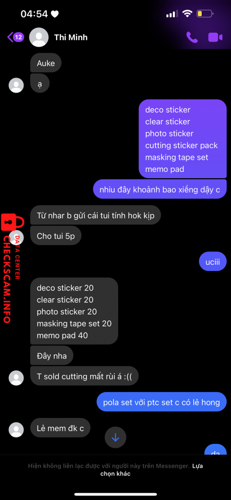 Bằng chứng chống lại Nguyen Ngoc Khanh Nhu