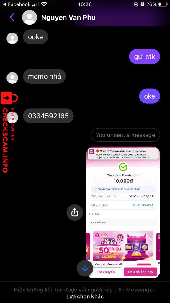 Bằng chứng chống lại Nguyen Van Phu