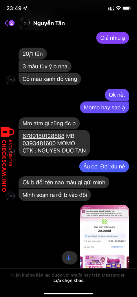 Bằng chứng chống lại Nguyen duc tan