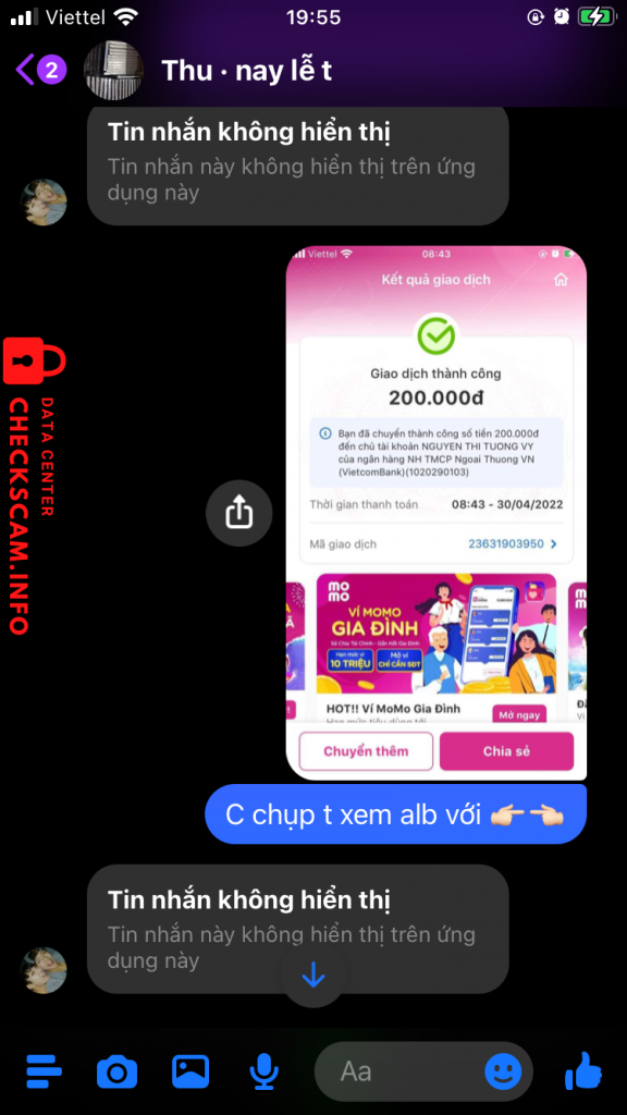 Bằng chứng chống lại Nguyễn thị tường vy