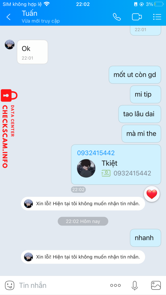 Bằng chứng chống lại Tuấn