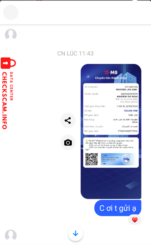 Bằng chứng chống lại Nguyen Thi Hoai