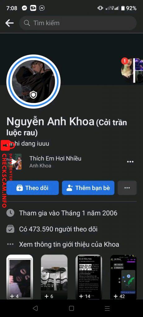 Bằng chứng chống lại Nguyễn Anh Khoa