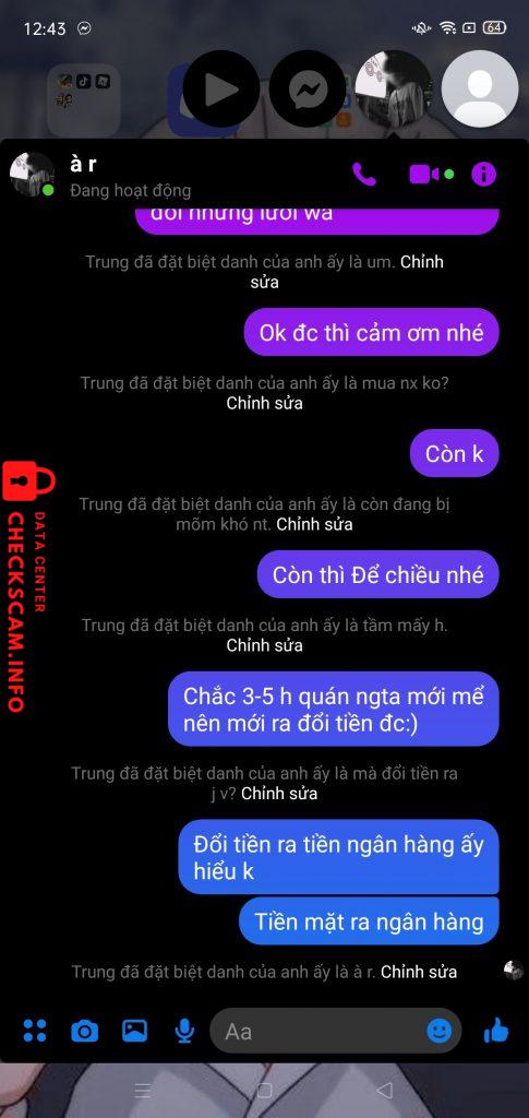 หลักฐานที่เป็นโทษต่อ Trương Chí Trung