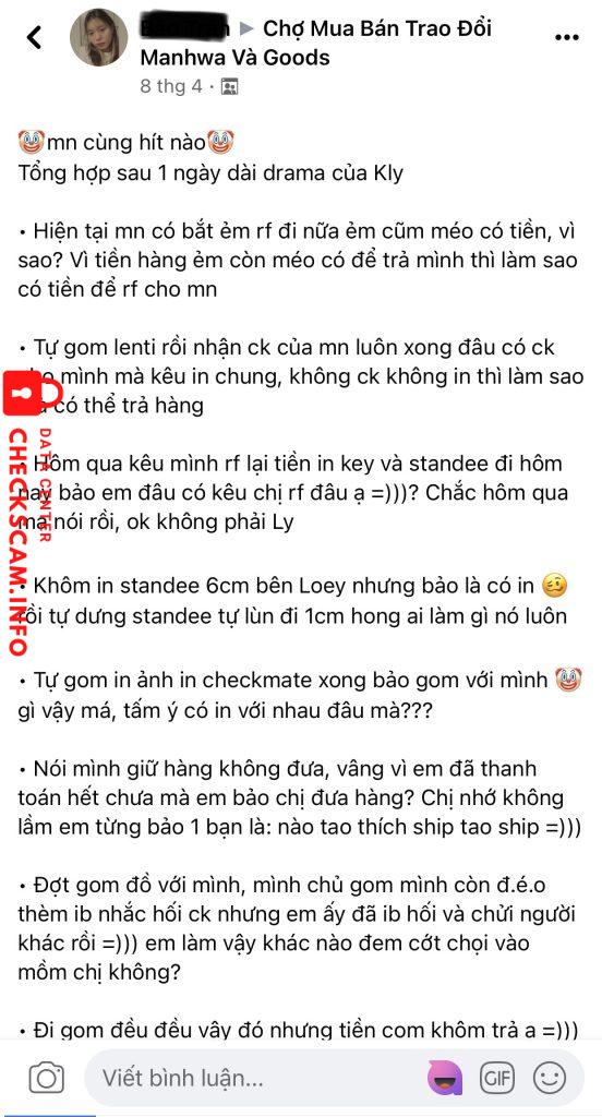 หลักฐานที่เป็นโทษต่อ Nguyễn Thị Khánh Ly