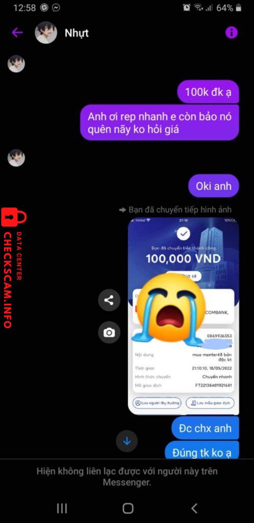 Bukti melawan NGUYEN VAN HIEN