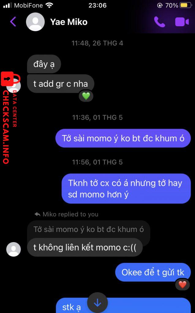 Bukti melawan LE THI KIM MAI