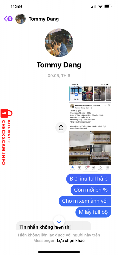 Bukti melawan DANG TU HOANG NAM