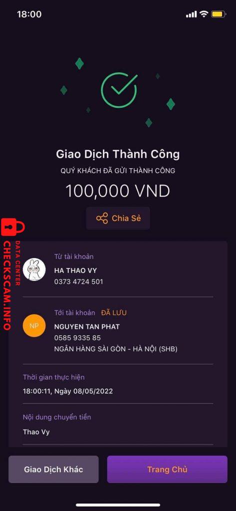 Bukti melawan NGUYEN TAN PHAT