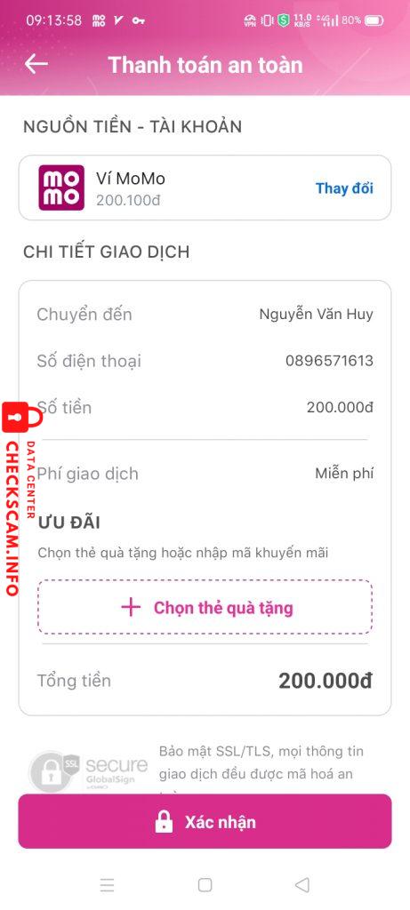 Preuves contre Nguyễn Văn Huy