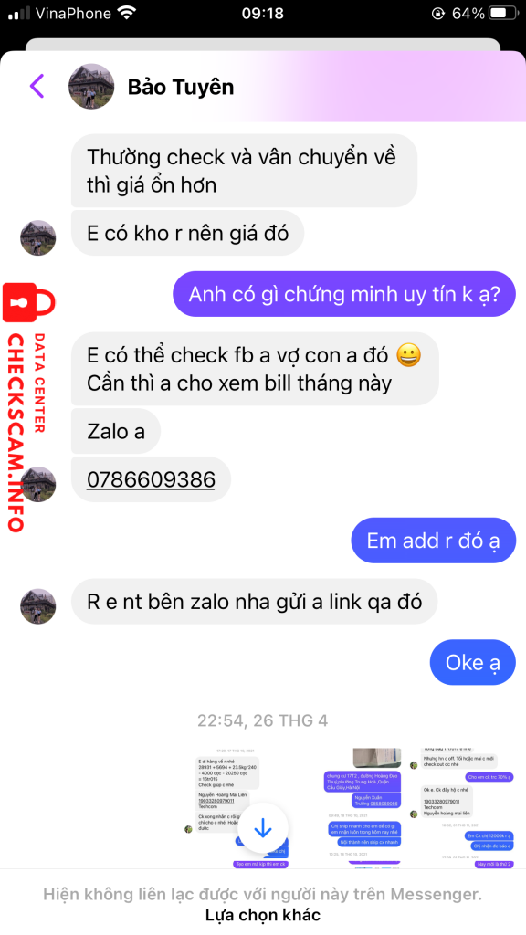 Preuves contre Nguyen Huu Bao Tuyen