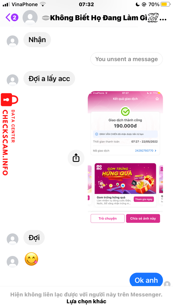 Preuves contre Đinh Văn Chiến