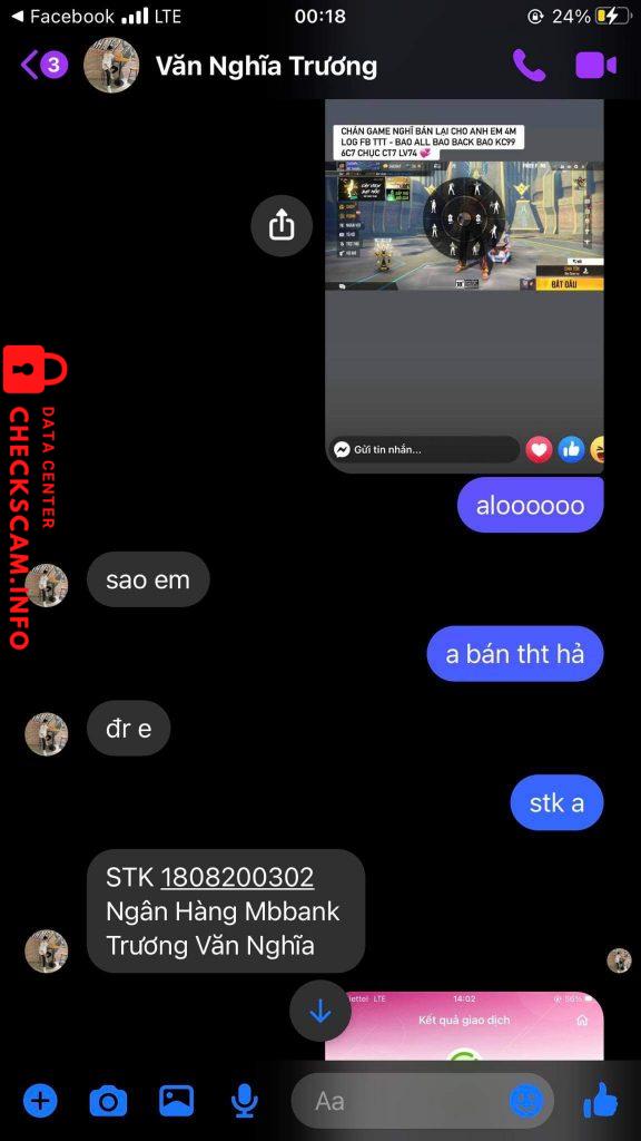 Preuves contre Trương Văn Nghĩa