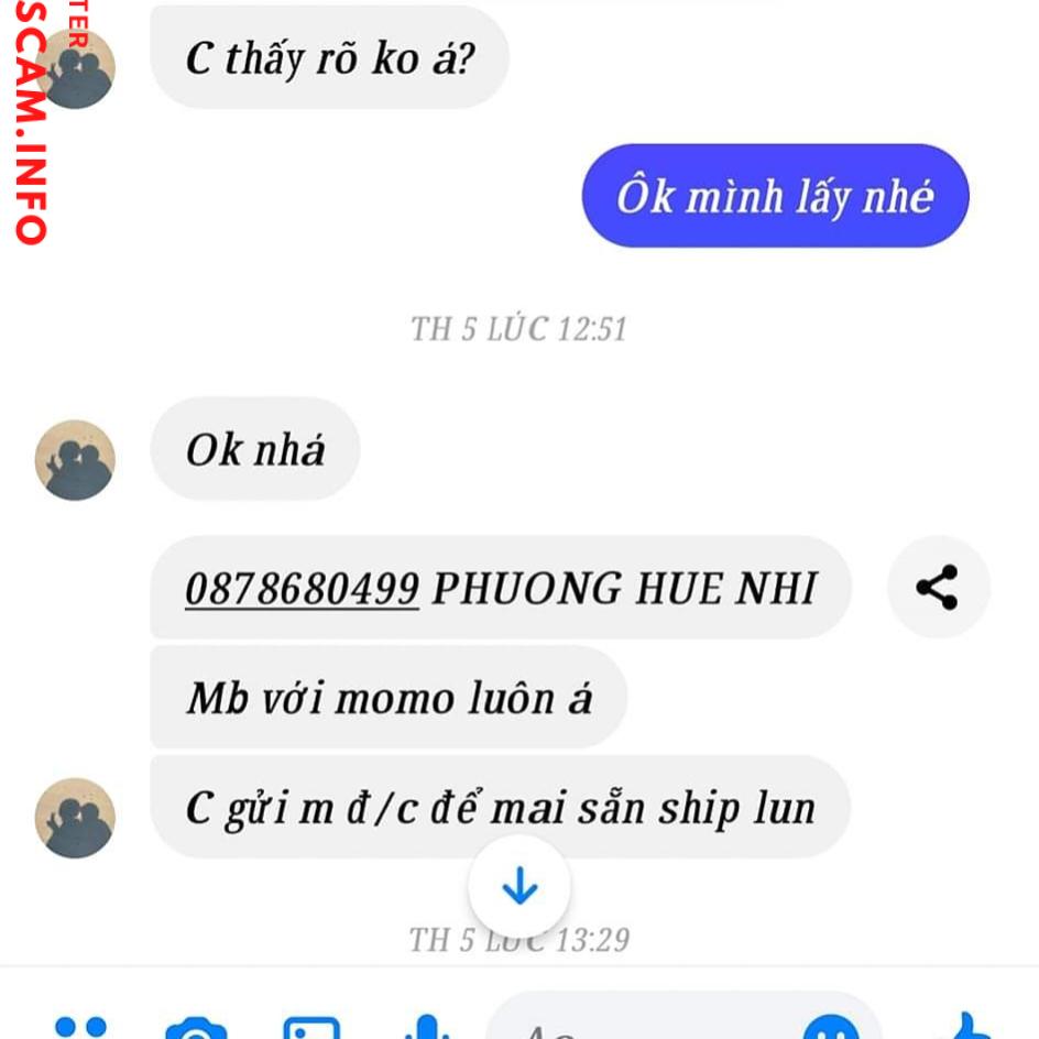 Preuves contre Phuong hue nhi