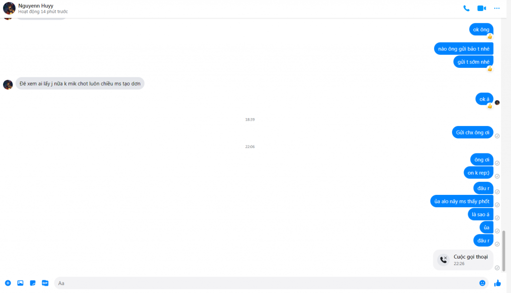 Preuves contre Nguyễn Đình Huy