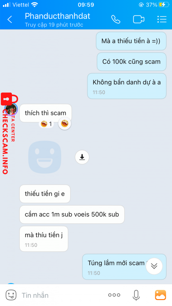 Preuves contre Phan Đức Thành Đạt