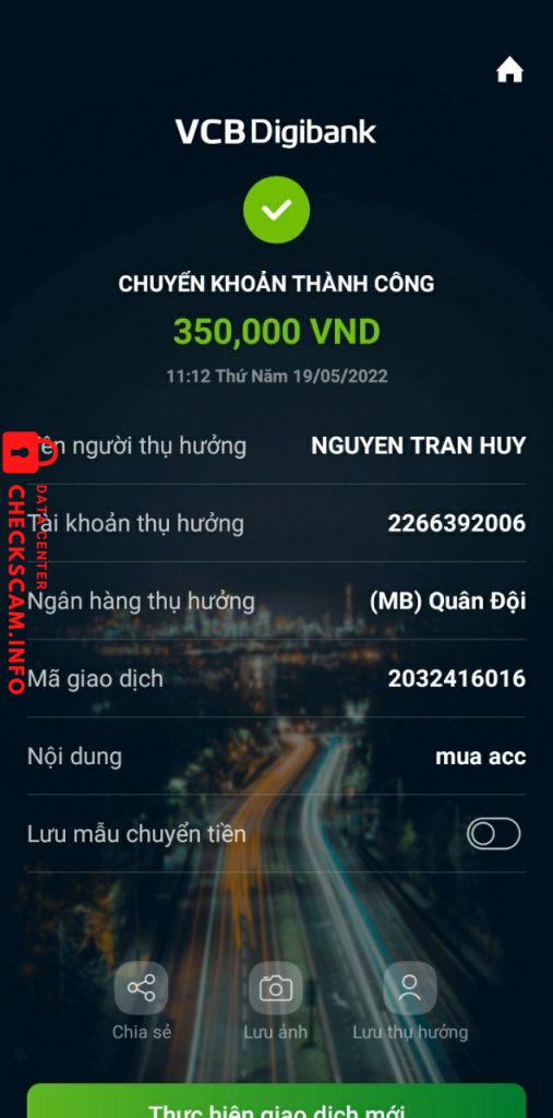 Preuves contre Nguyễn Hoàng Trung