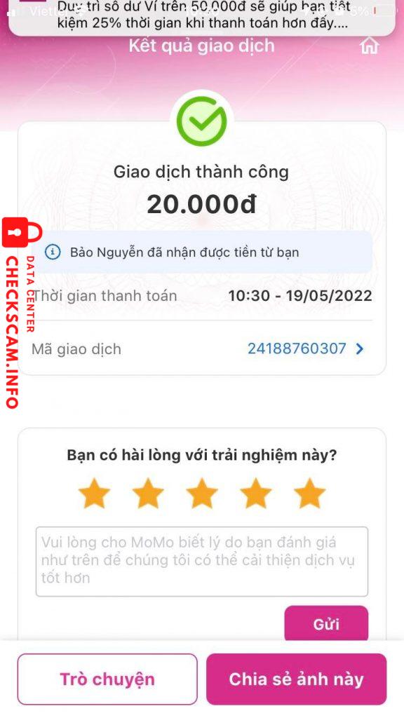 Preuves contre Nguyễn Bảo