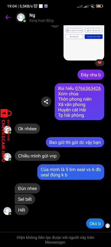 Preuves contre Nguyen thi thu hue