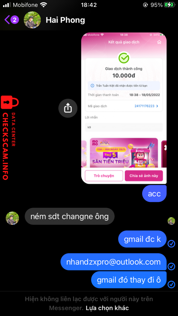 Preuves contre Trần Tuấn Kiệt