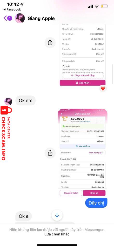 Bằng chứng chống lại Le duc manh