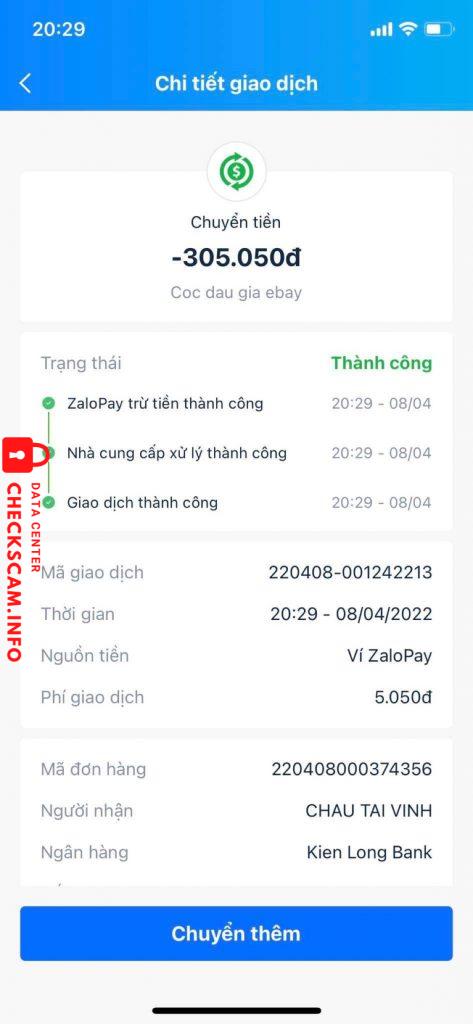 Bằng chứng chống lại Châu tài vinh