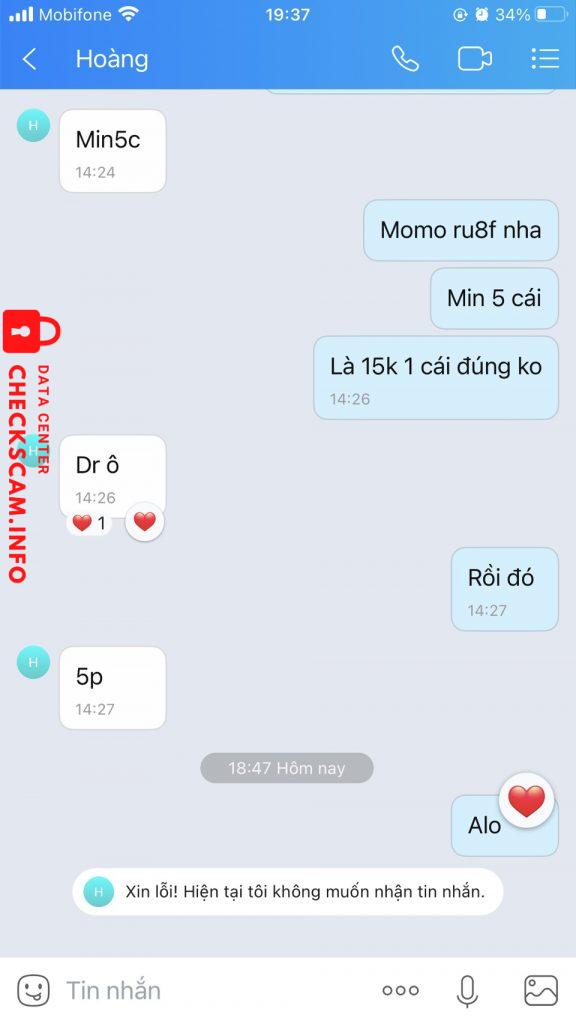 Preuves contre trần công hoàng