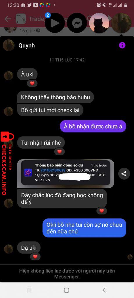 Preuves contre Pham thuy quynh