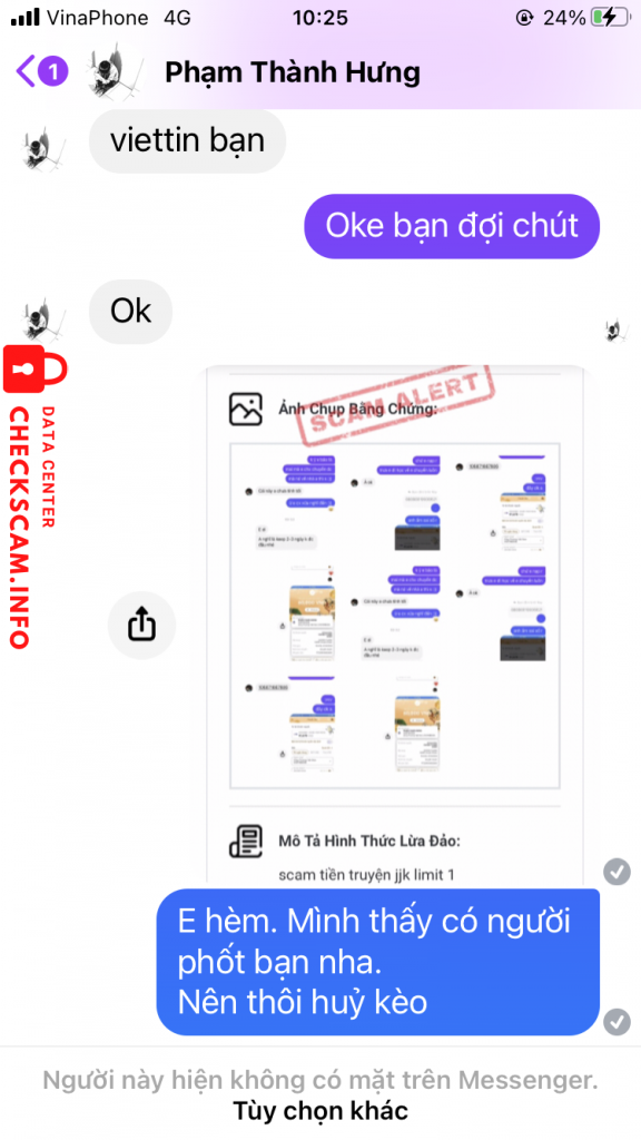 Bukti melawan PHAN CHAN HUNG