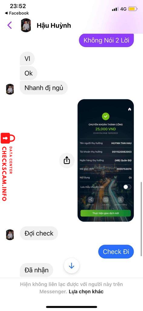 Bukti melawan Huynh Tan Hau