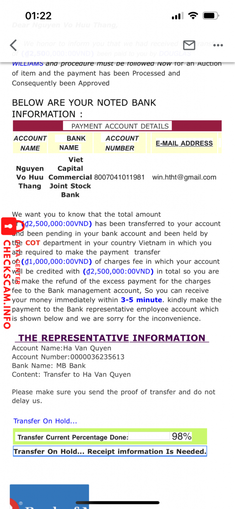 Preuves contre Ha Van Quyen