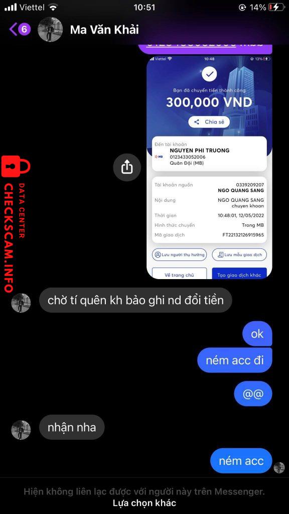 Preuves contre Ma Văn Khải