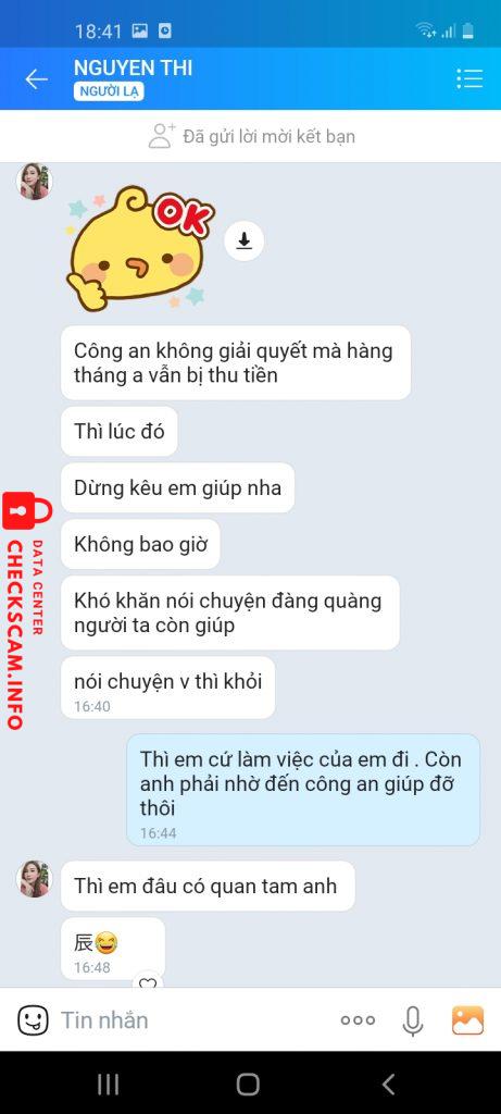 Bukti melawan Lại Ngọc Đoan Trang . Nguyễn Thi