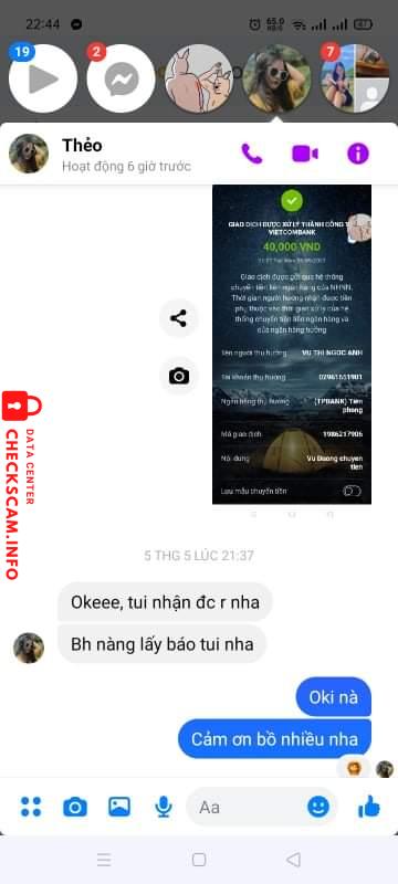 Bằng chứng chống lại Vu Thi Ngoc Anh