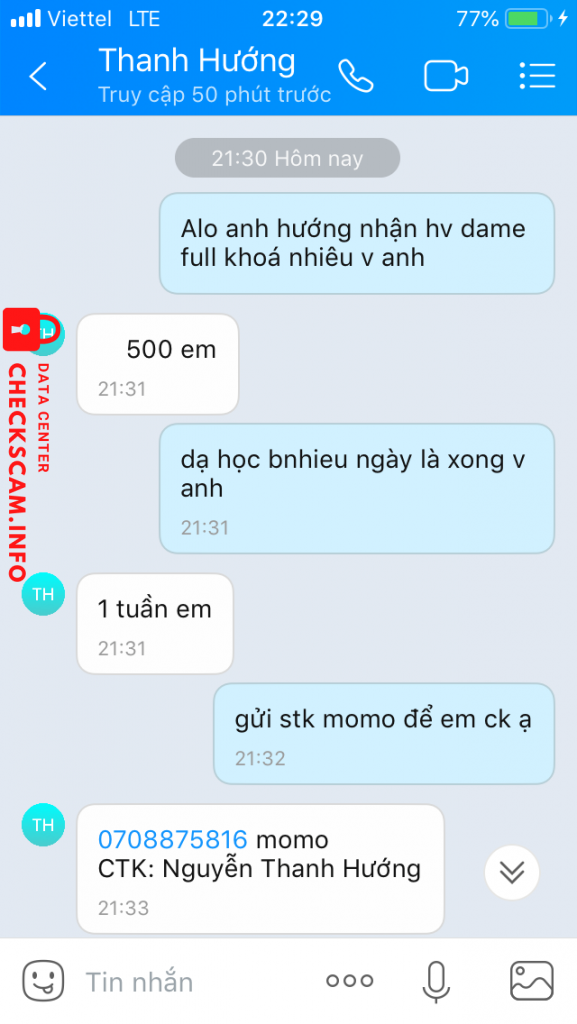 Preuves contre Nguyễn Thanh Hướng